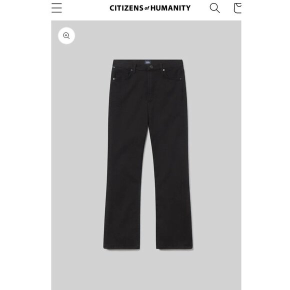 NWT Size 33 - Citizens of Humanity Isola Mid Rise Cropped Bootcut Jeans - Picture 6 of 14